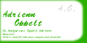 adrienn oppelt business card